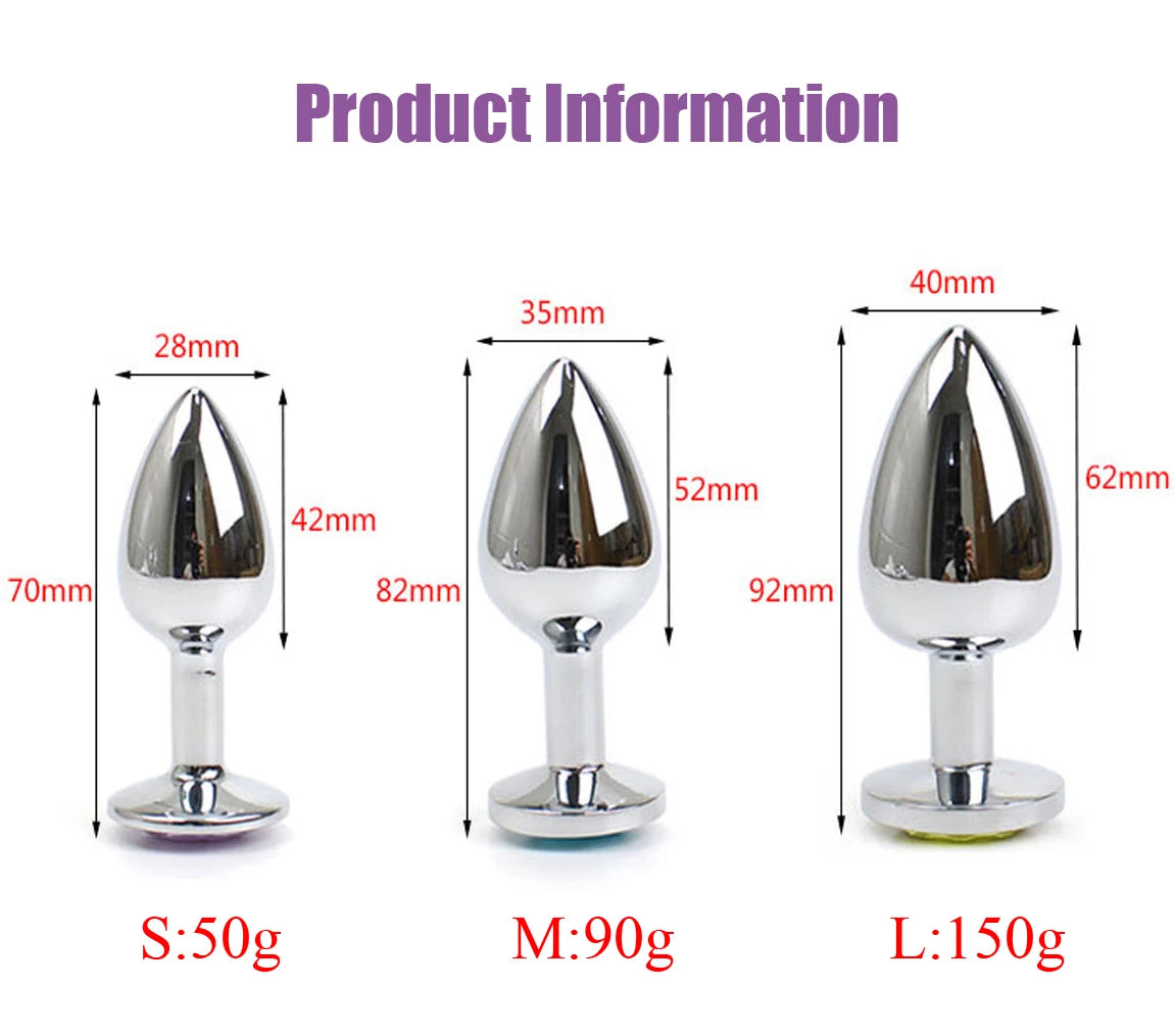 Metal Butt Plug Stainless Steel