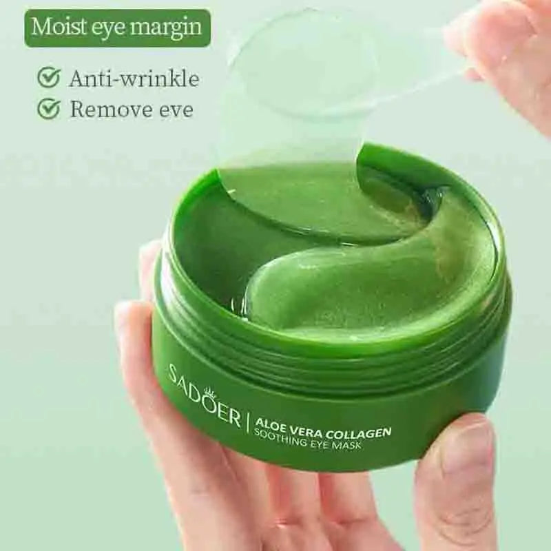 60 Aloe Vera Collagen Eye Mask Skin Care Products