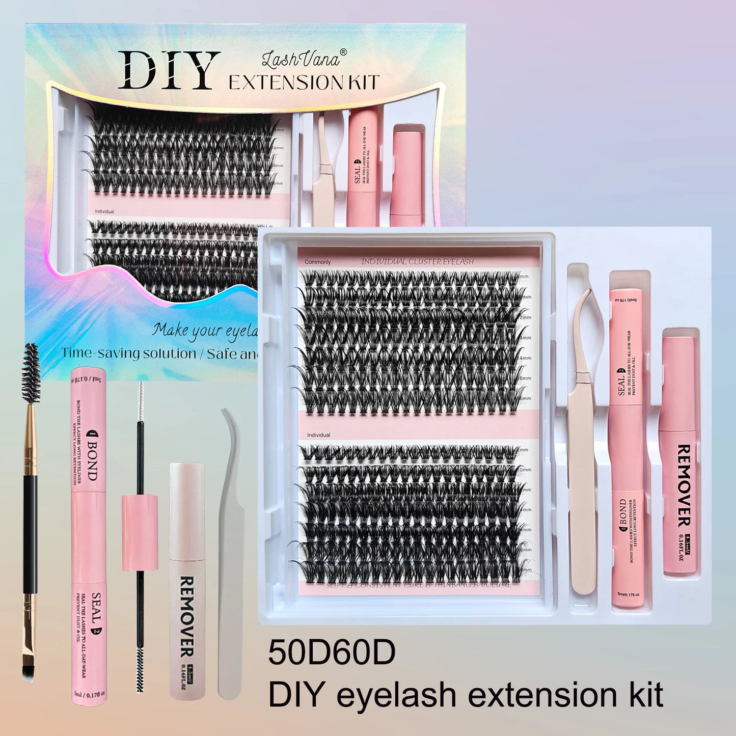 Lashes Clusters Set Extensions Kit