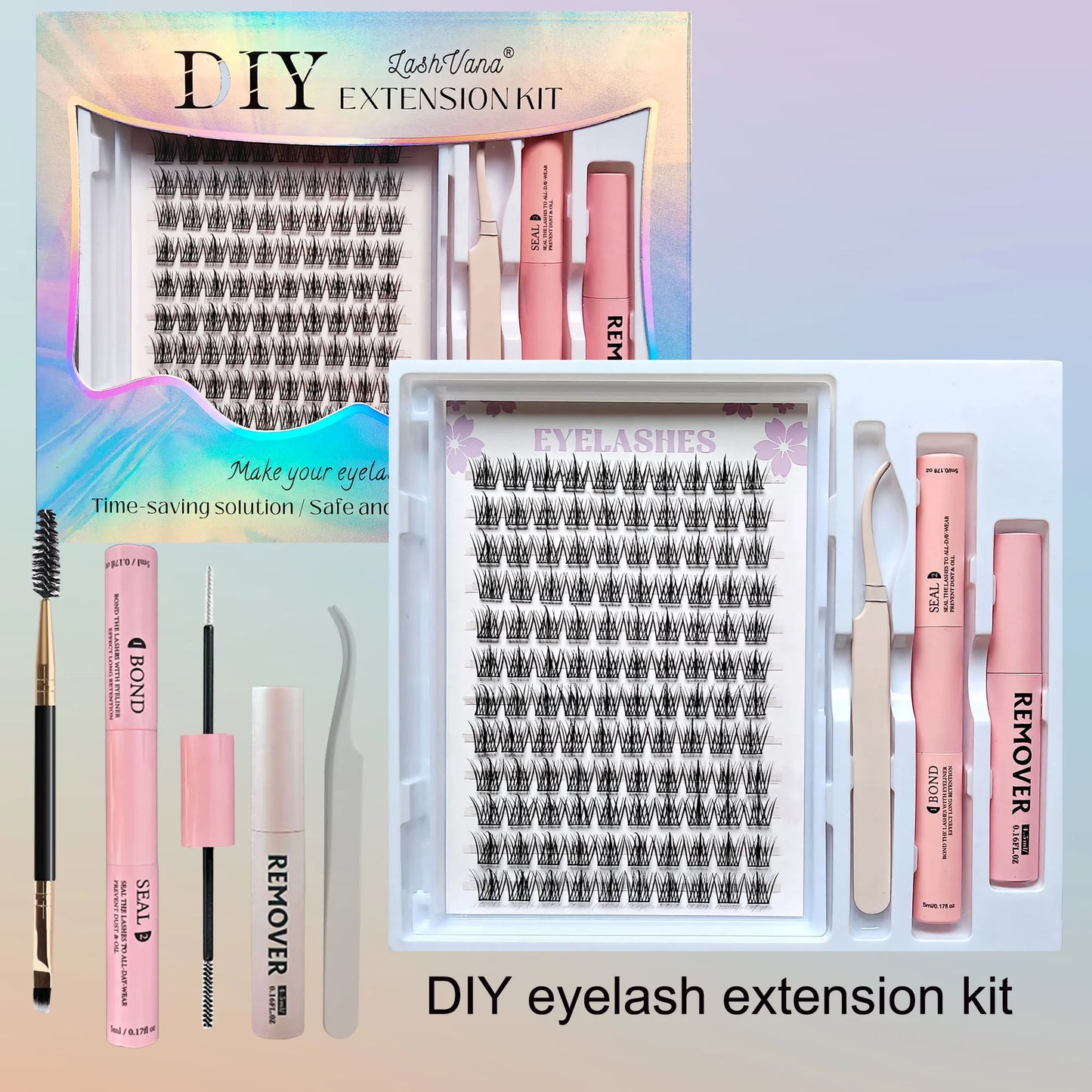 Lashes Clusters Set Extensions Kit