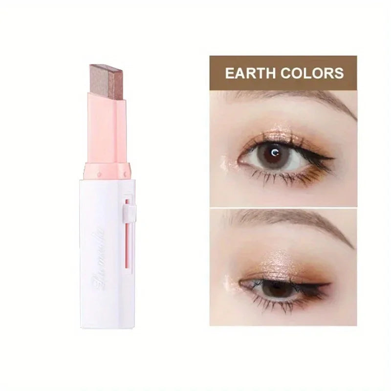Two Color Gradient Eye Shadow Stick Three Dimensional Natural