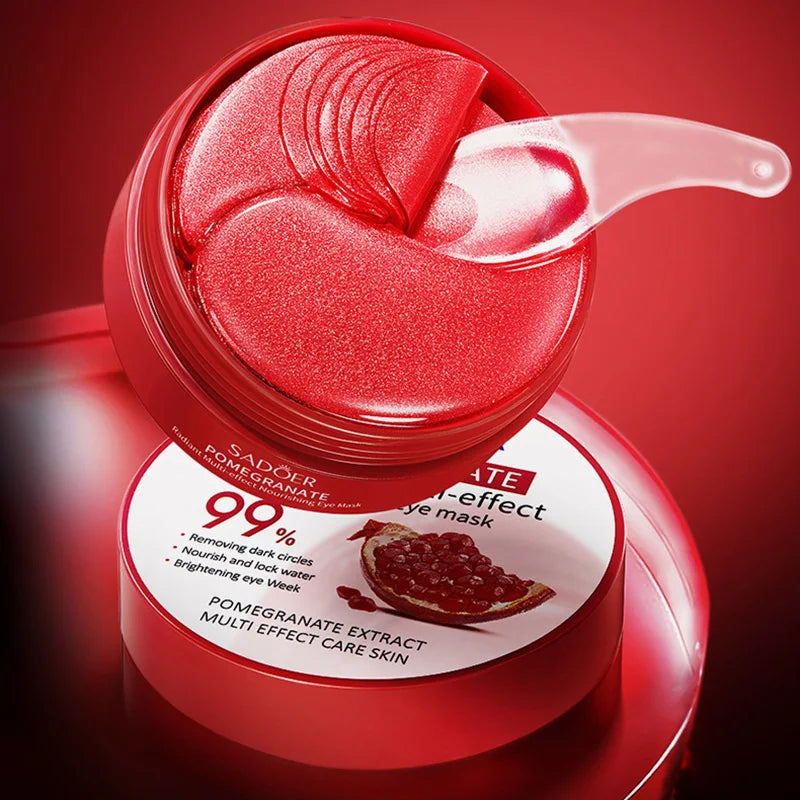 60 SADOER Red Pomegranate Collagen Eye Mask Skin Care