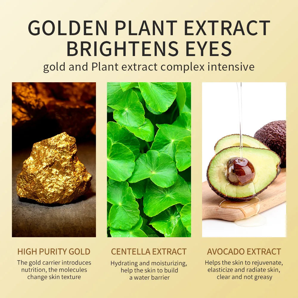 120 Avocado Golden Collagen Eye Mask Skin Care Products