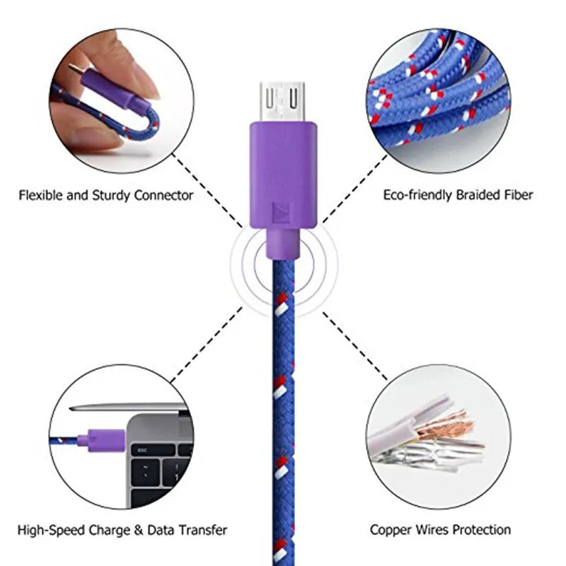 Nylon Braided Micro USB Cable