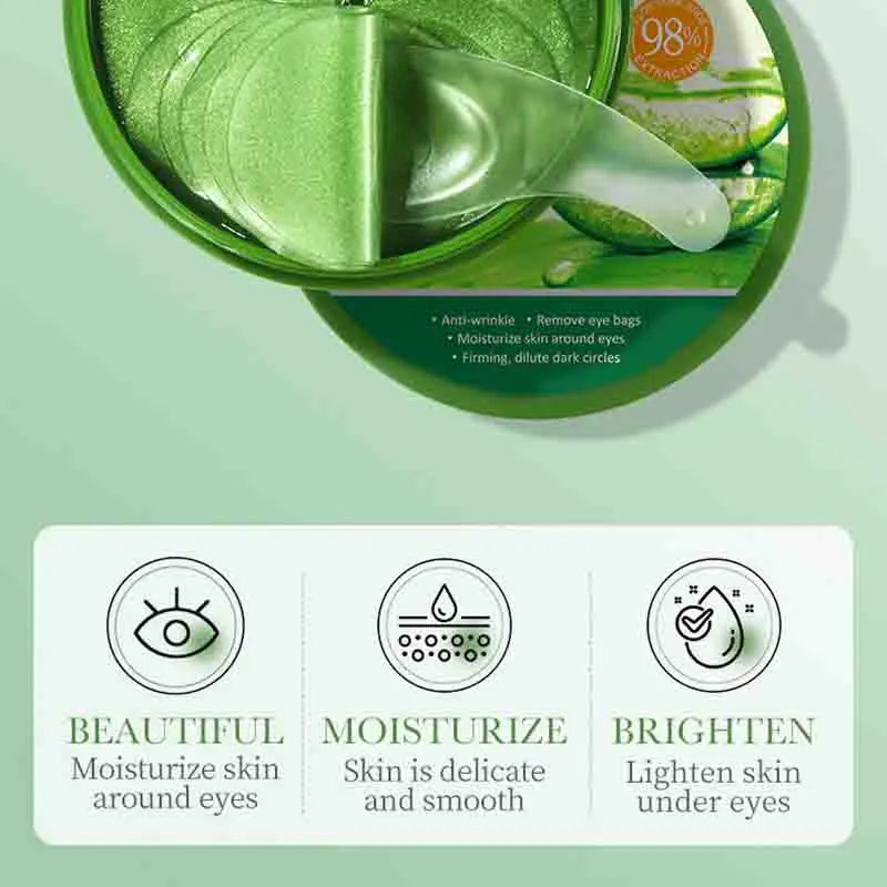 60 Aloe Vera Collagen Eye Mask Skin Care Products