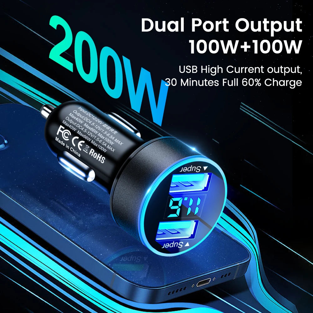 200W Car Charger