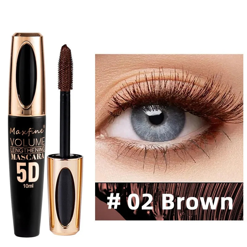 5D Silk Mascara with Big Eyes, Strong and Lasting Black Content