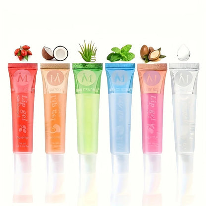 6 Moisturizing Clear Lip Gloss