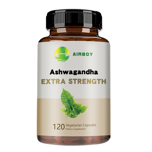 Ashwagandha - Relieve Stress, Focus, Boost Brain, Replenish Energy, Improve Sleep Health - 120 Capsules