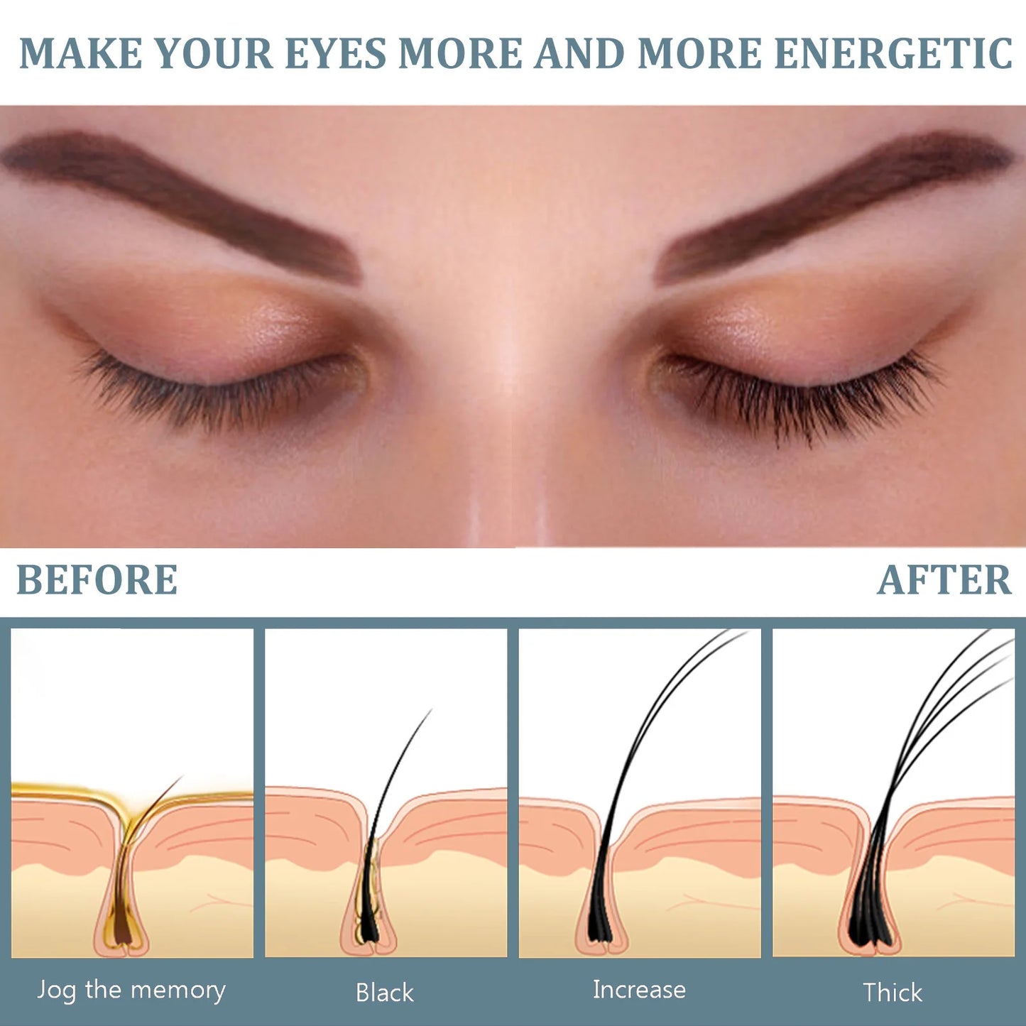 EELHOE Eyelash Enhancer Serum Lengthening Eyelashes 3ml