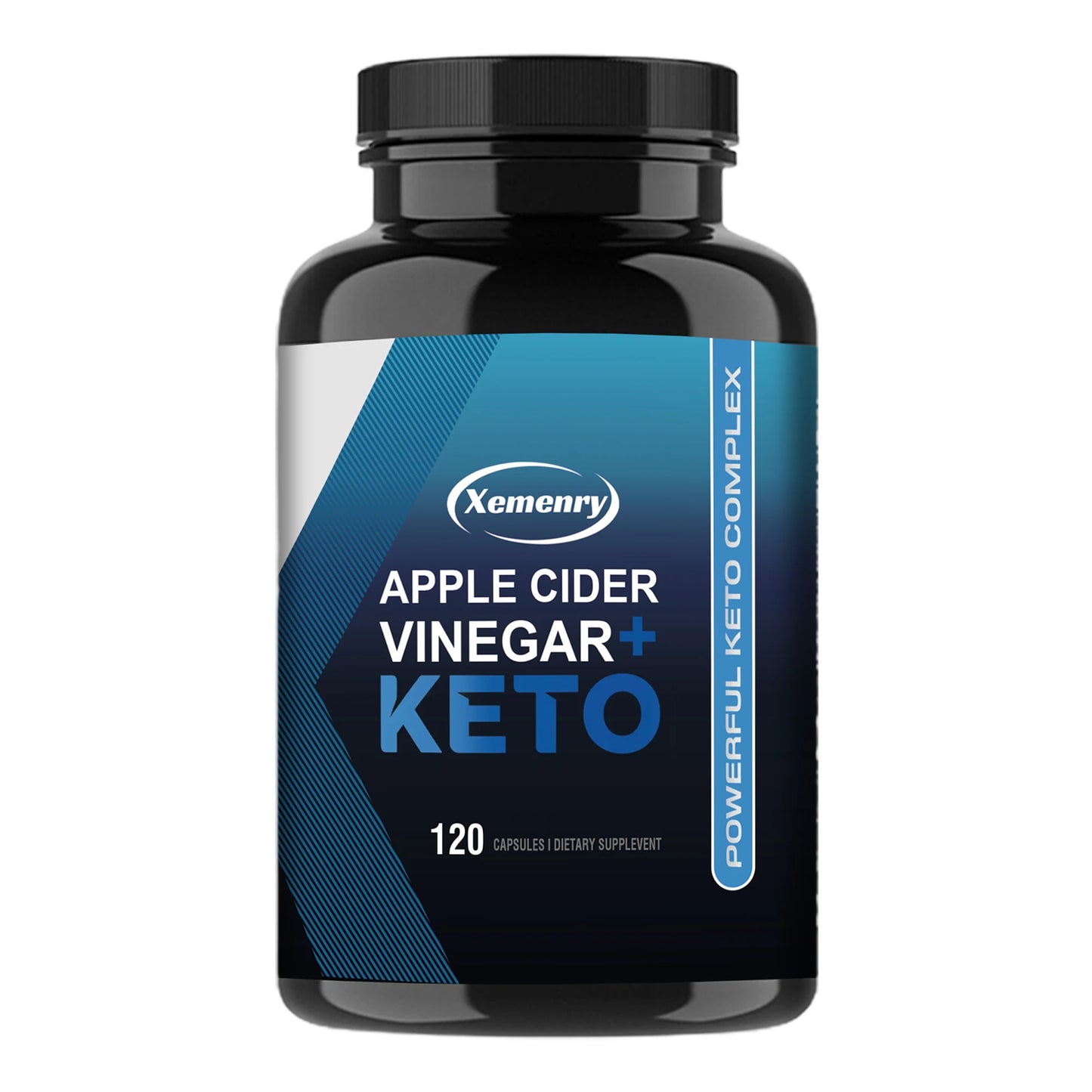 Apple Cider Vinegar Capsules + Ketones, Body Slimming Supplement for Men and Women, Boosts Metabolism - 120 Capsules