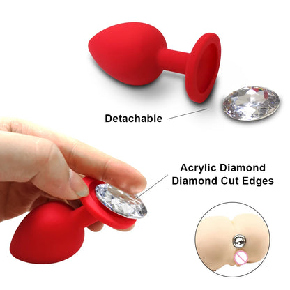 10 Speeds Mini Bullet Vibrator  Anal Toy Set