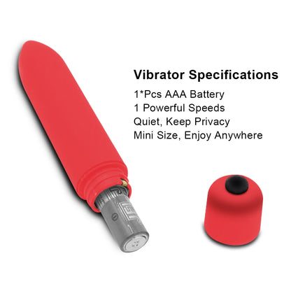 10 Speeds Mini Bullet Vibrator  Anal Toy Set