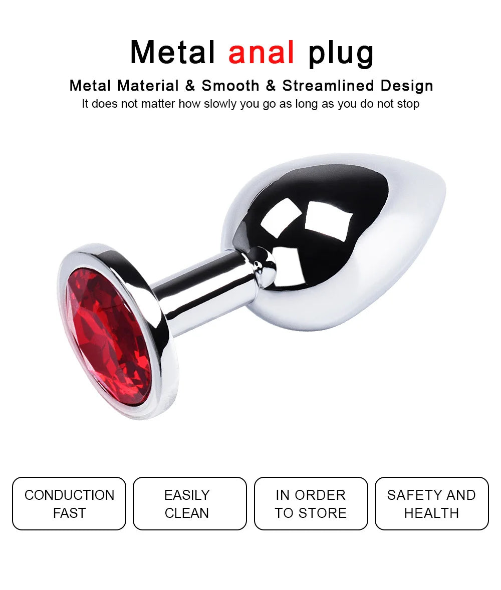 Metal Butt Plug Stainless Steel