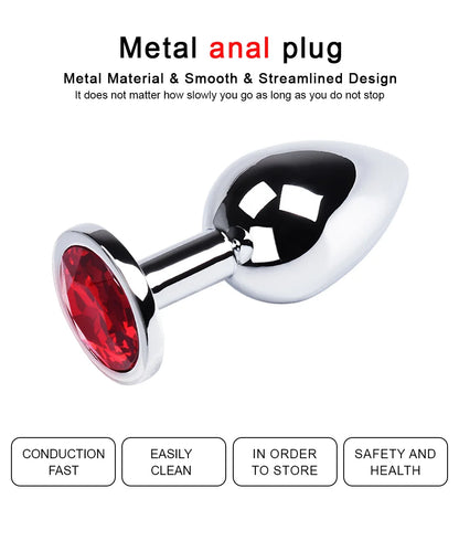 Metal Butt Plug Stainless Steel