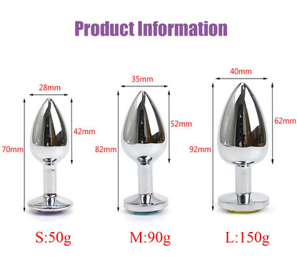 Metal Butt Plug Stainless Steel