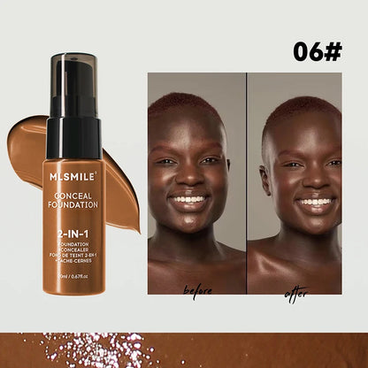 Face Foundation Cream Oil-Control Matte Professional Makeup