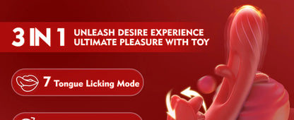 Tapping Flapping Vibrator for Women 2 In 1 Licking Machine Clitoris Stimulator G-Spot Dildos Vibrators Clit Sucker Adult Sex Toy