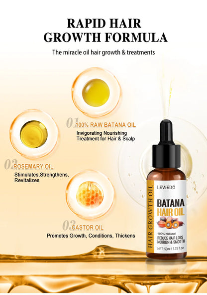 Lewedo Naturals Batana Oil Fast Hair Growth