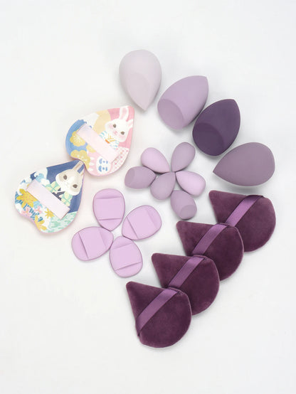 20 Pcs Pink Makeup Sponge and Makeup Puff Set Suitable for Face Cream and Powder Concealer Powder Makeup