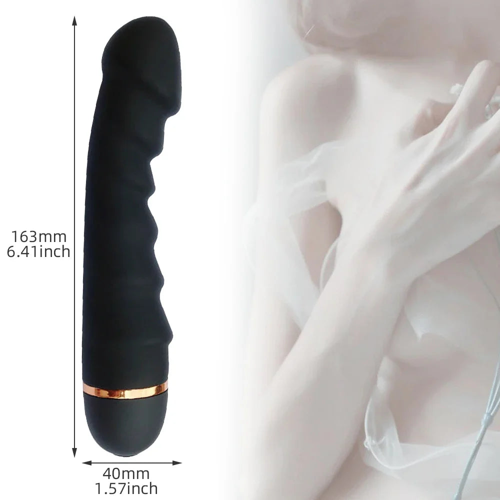 20 Modes Vibrator Soft Silicone Dildo