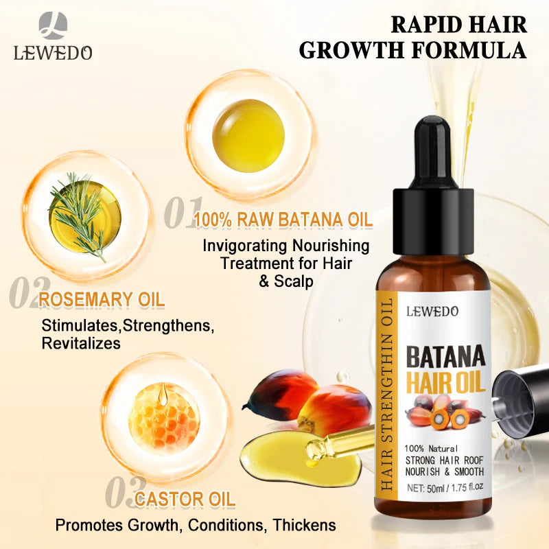 Lewedo Naturals Batana Oil Fast Hair Growth