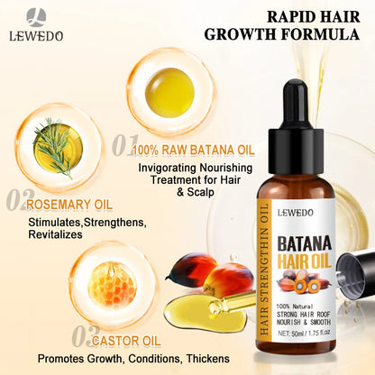 Lewedo Naturals Batana Oil Fast Hair Growth