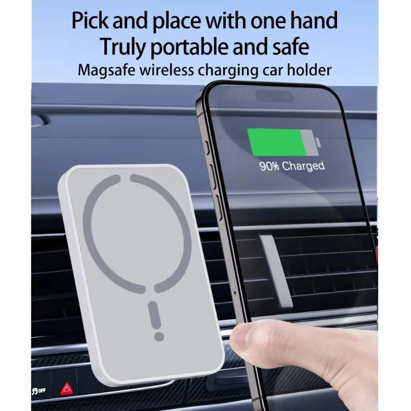 100W Magnetic Wireless Car Charger for iPhone