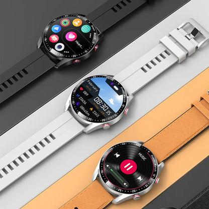 2025 New Voice Call Smart Watch Men GT Series 1.53 inch AMOLED Screen Sports Watch ECG+PPG Health Smartwatch For Android IOS