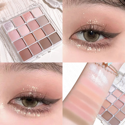 Sixteen-color sunset makeup eye shadow