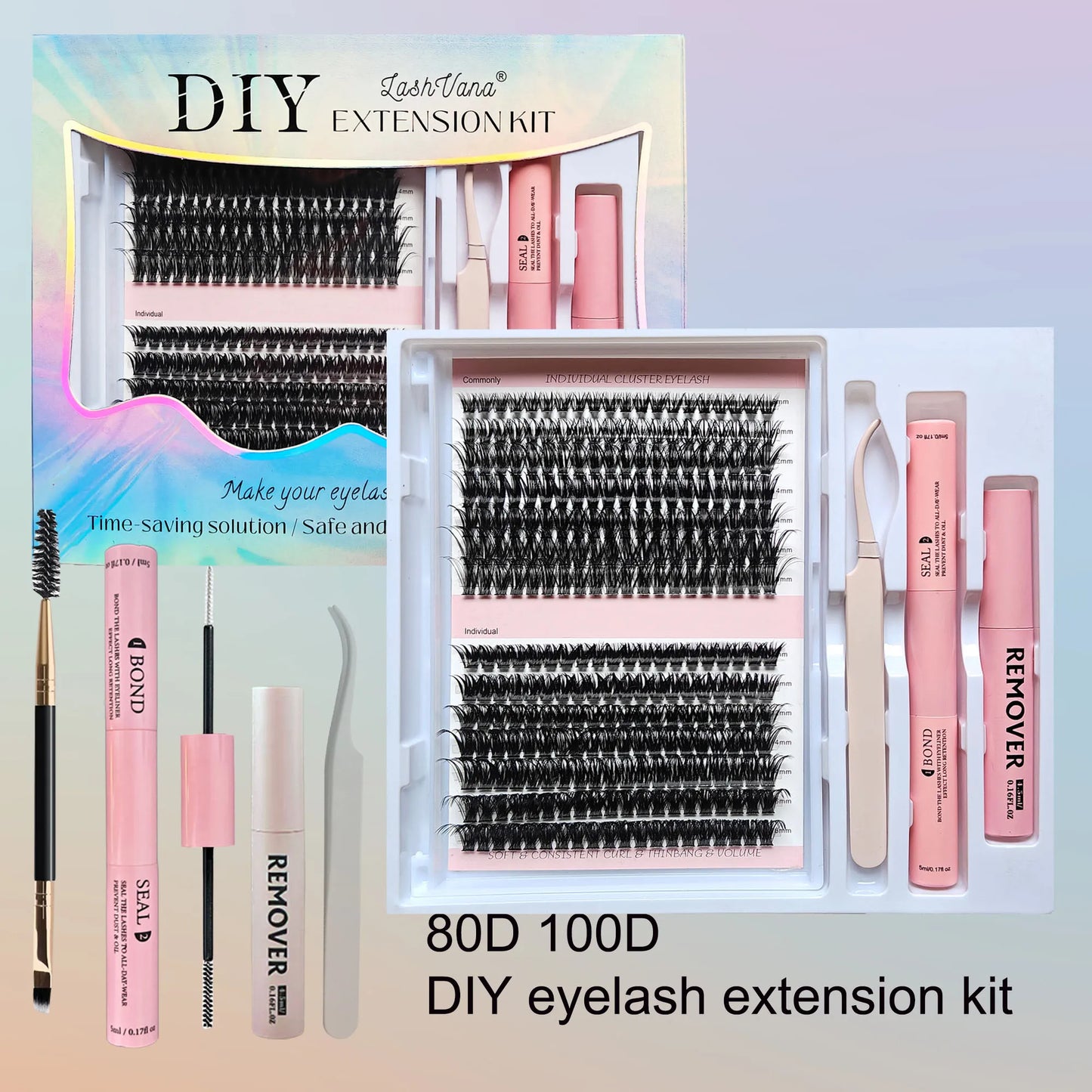 Lashes Clusters Set Extensions Kit