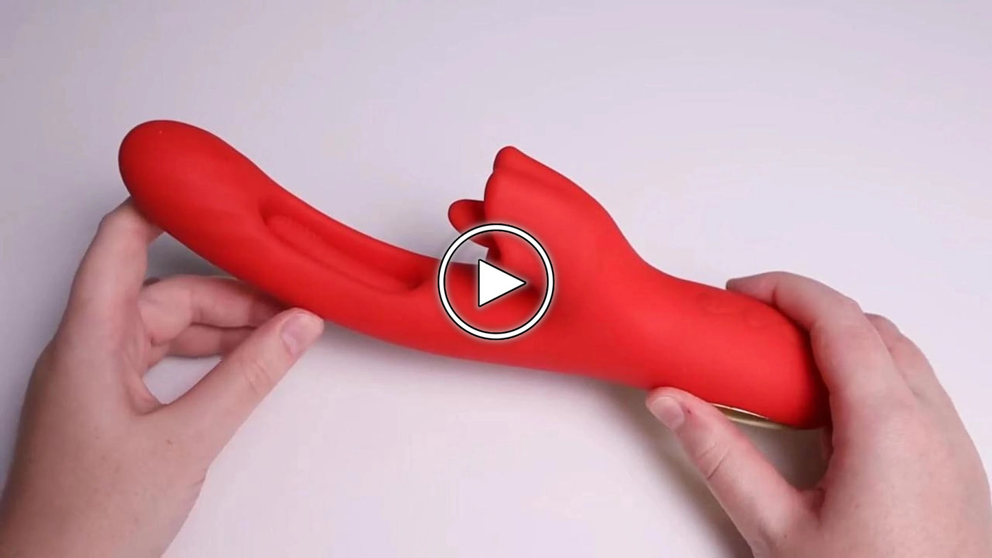 Tapping Flapping Vibrator for Women 2 In 1 Licking Machine Clitoris Stimulator G-Spot Dildos Vibrators Clit Sucker Adult Sex Toy