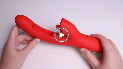 Tapping Flapping Vibrator for Women 2 In 1 Licking Machine Clitoris Stimulator G-Spot Dildos Vibrators Clit Sucker Adult Sex Toy