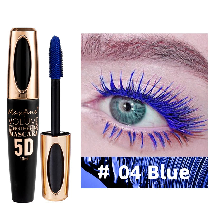 5D Silk Mascara with Big Eyes, Strong and Lasting Black Content