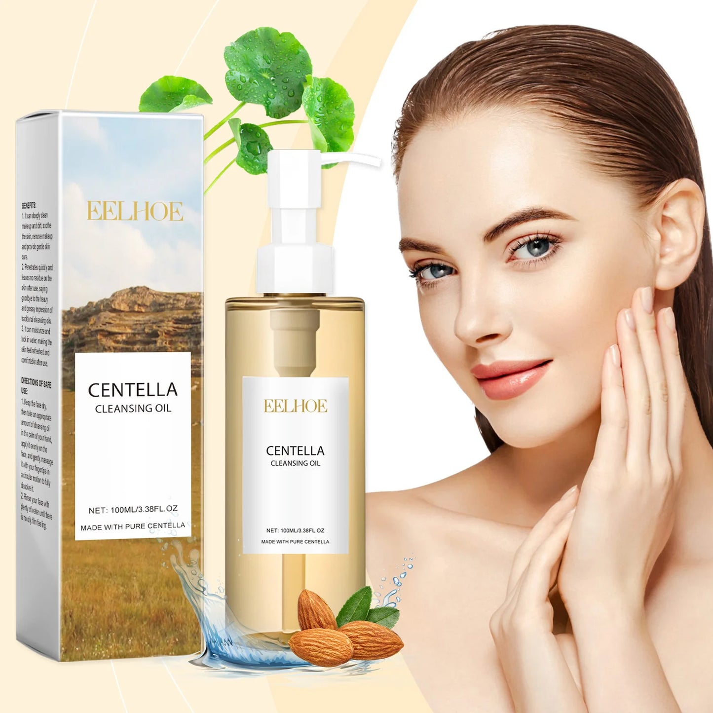 EELHOE Centella Cleansing Oil Facial Makeup Remover Moisturizing