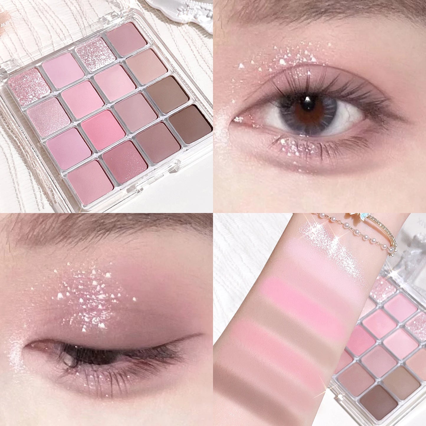 Sixteen-color sunset makeup eye shadow