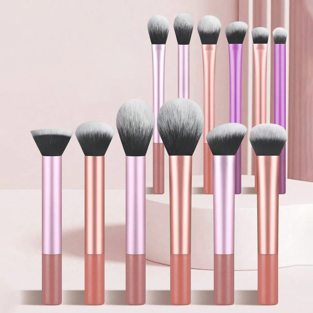 8 Pro Makeup Brush Set - Soft, Premium