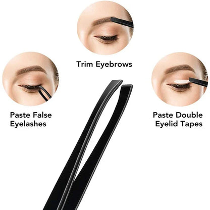 New Eyebrow Trimmer Set Scissors Tweezers Eyebrow Razor Scraping Eyebrow Comb Razor Eyebrow Clip Makeup Tools Sets