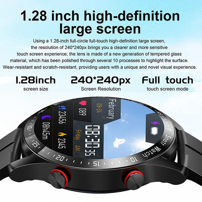 2025 New Voice Call Smart Watch Men GT Series 1.53 inch AMOLED Screen Sports Watch ECG+PPG Health Smartwatch For Android IOS
