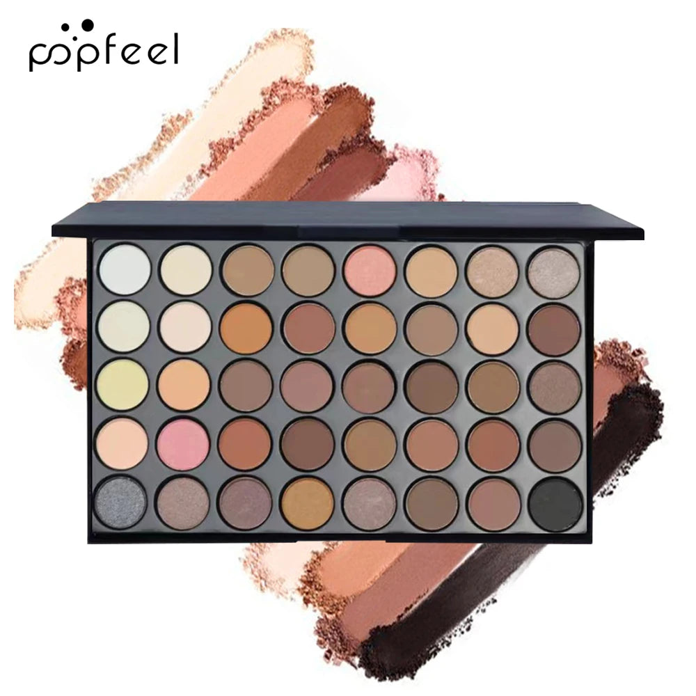 POPFEEL Eye Makeup Set, Eyeshadow Palette, Eyeliner, Mascara, Eyebrow Pencil, Makeup Tool Set Box,