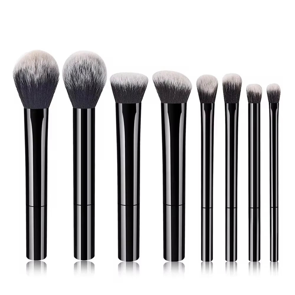 8 Pro Makeup Brush Set - Soft, Premium