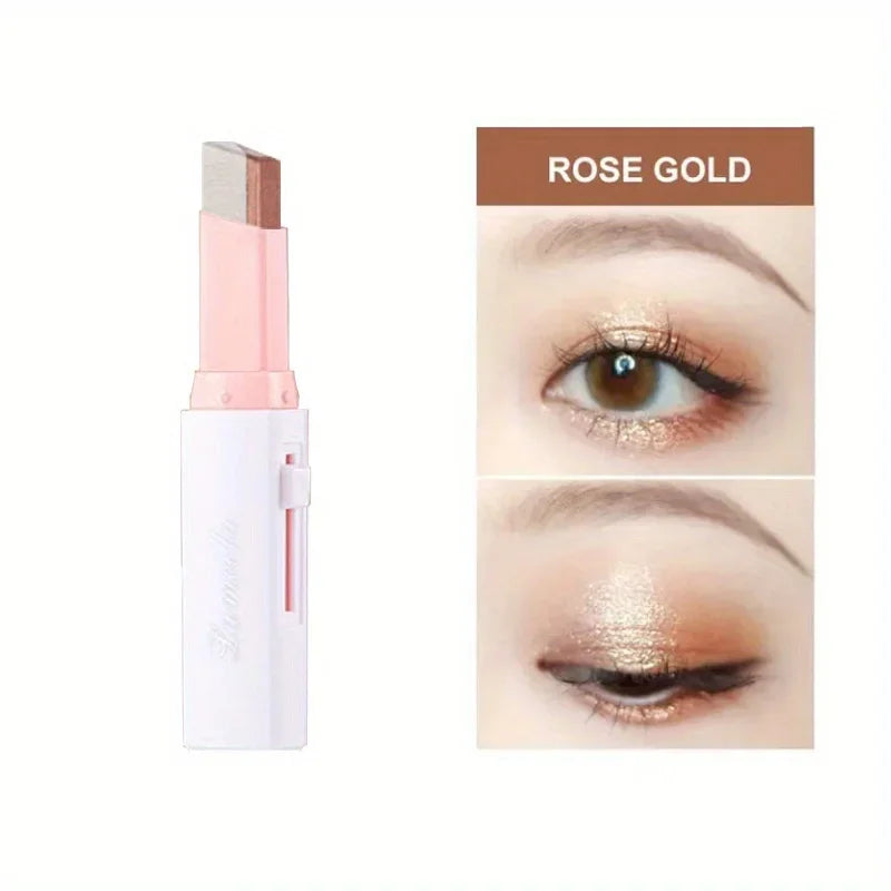 Two Color Gradient Eye Shadow Stick Three Dimensional Natural
