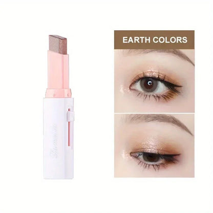 Two Color Gradient Eye Shadow Stick Three Dimensional Natural