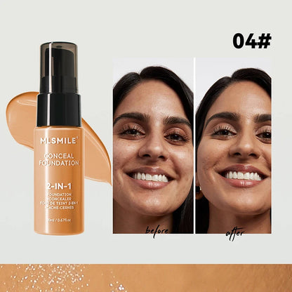 Face Foundation Cream Oil-Control Matte Professional Makeup