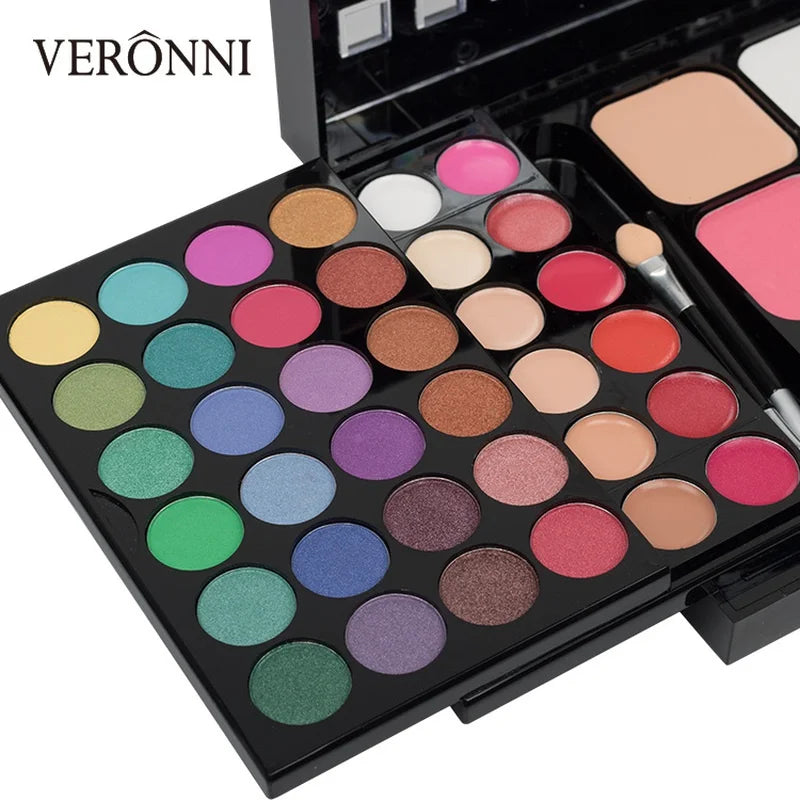 Colors Glitter Eyeshadow Palette Matte Waterproof Cosmetics Kit  MakeUp