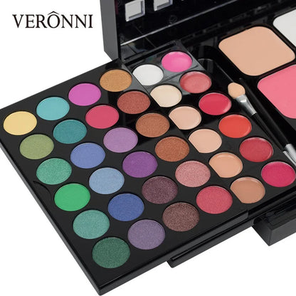 Colors Glitter Eyeshadow Palette Matte Waterproof Cosmetics Kit  MakeUp