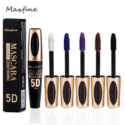 5D Silk Mascara with Big Eyes, Strong and Lasting Black Content
