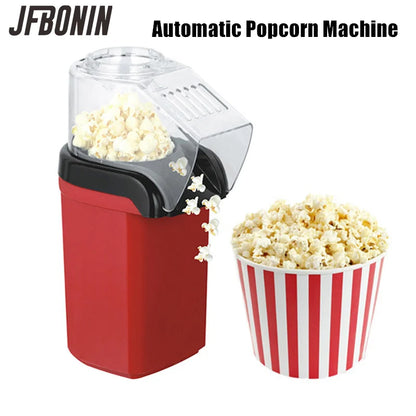 Popcorn Machine High Popping Rate Fully Automatic Popcorn Machine Electric Air Popper Mini Popcorn Machine for Home Kitchen