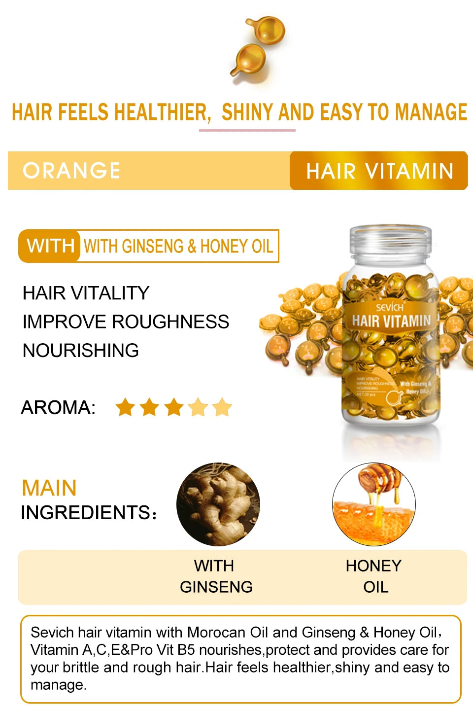30 Capsules Anti Hair Loss Hair Vitamin