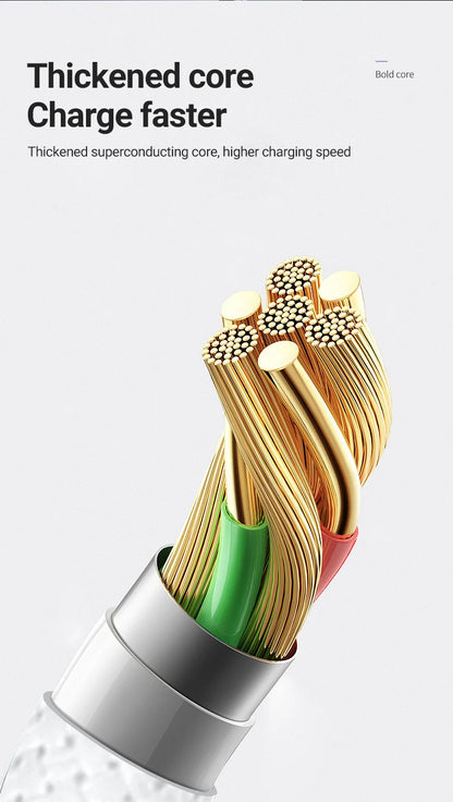 White Nylon Braided USB C to Lightning Cable [MFi Certified] for iPhone